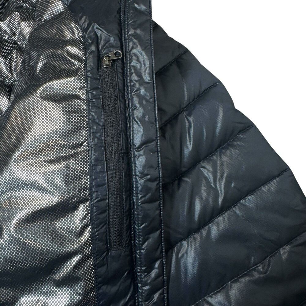 Columbia Down Goose Puffer Jacket Size S Omni Heat 590TD Turbo Black Outdoor - Picture 10 of 14